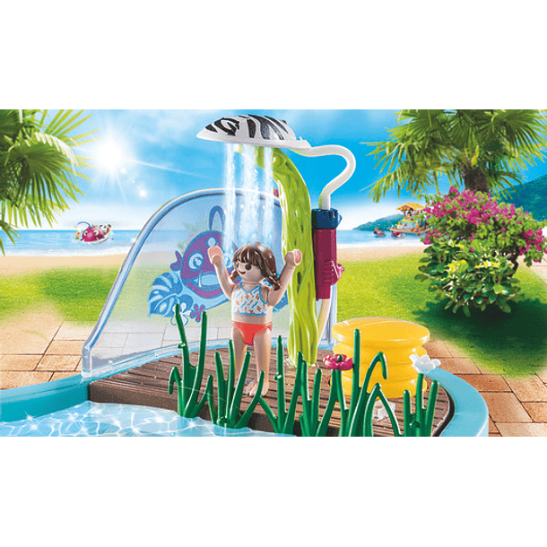 Piscina Divertida com Pulverizador de Água 4