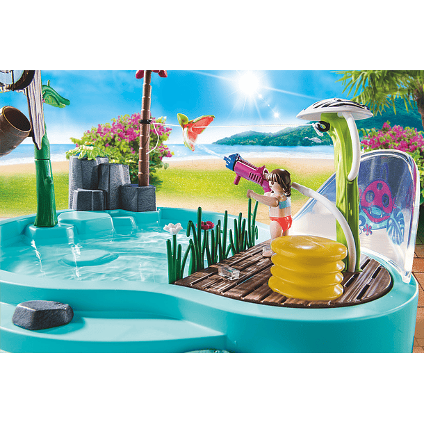 Piscina Divertida com Pulverizador de Água 5