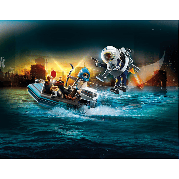 Polícia Mochila Propulsora: Detenção do Ladrão de Arte 3