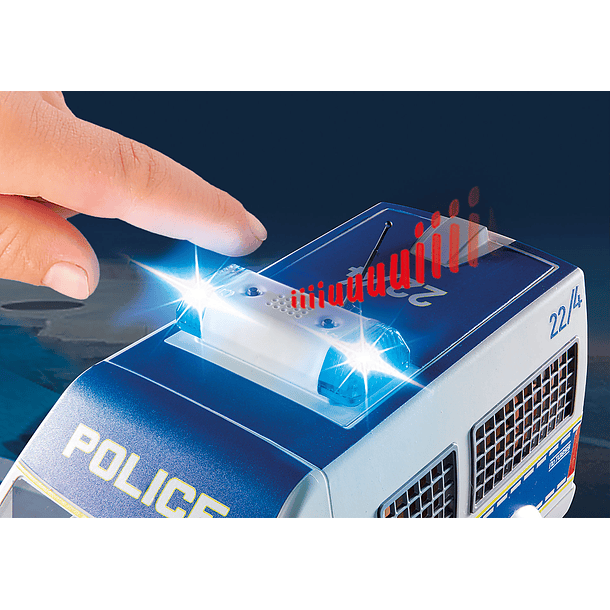 Carro da Polícia com Luz e Som 5