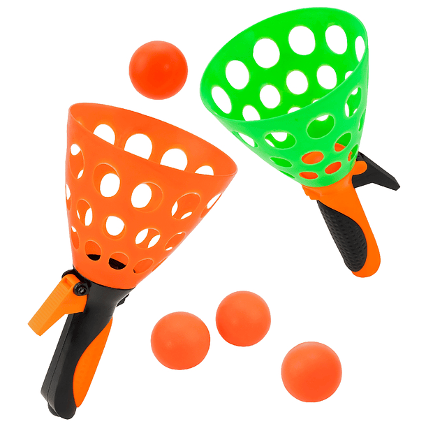 Mini Lançador de Bolas - Verde e Laranja 2