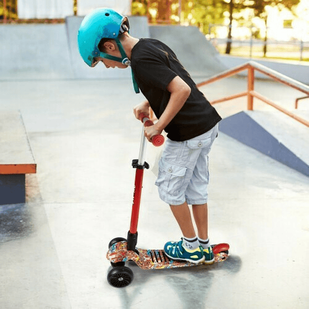 Shoko - Trotinete 3 Rodas X-Speed Light Vermelho e Preto  6