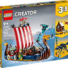 O Barco Viking e a Serpente de Midgard 1