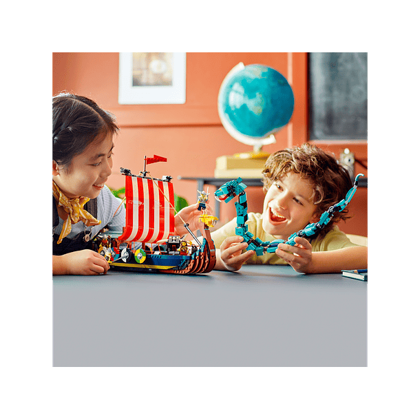 O Barco Viking e a Serpente de Midgard 5