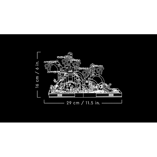 Diorama: Treino Jedi em Dagobah 4