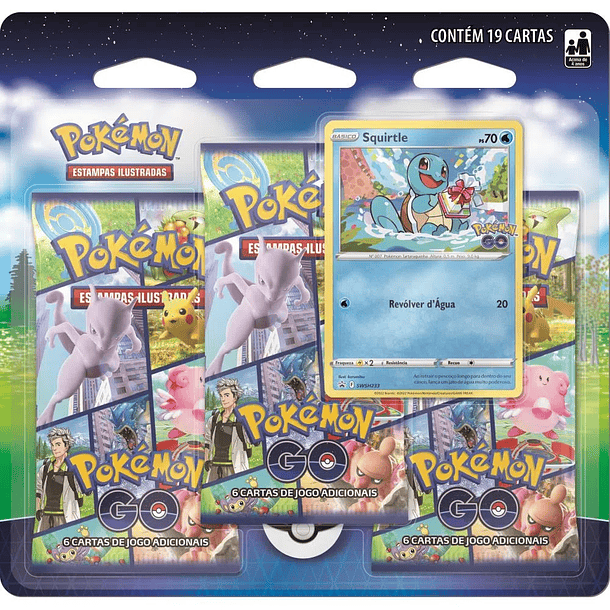 Pokémon Go - Squirtle 3 Booster 
