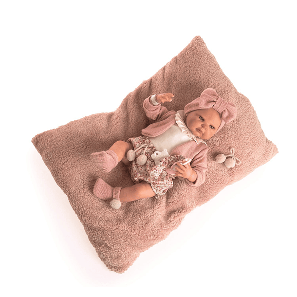 Sweet Reborn com Som Real - Bebé Menina Rosa 