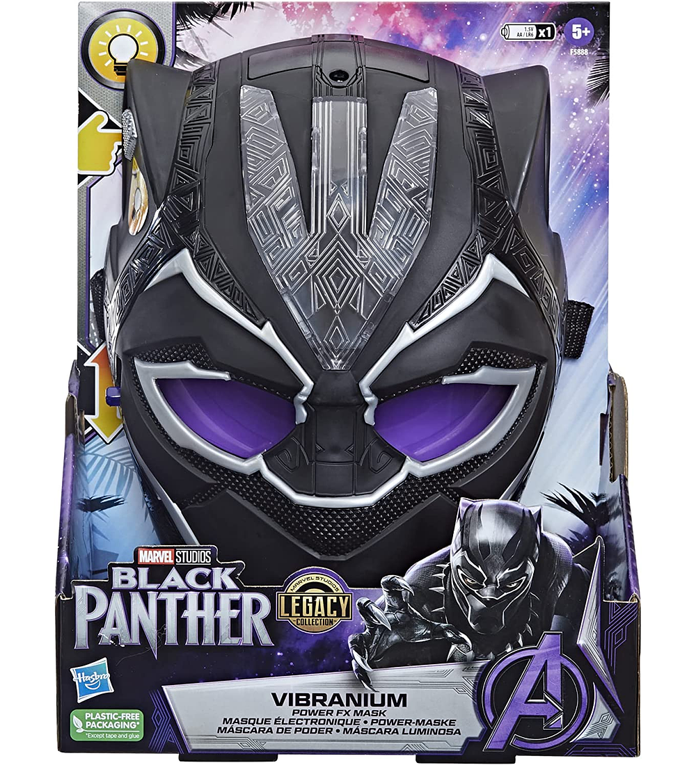 Máscara Luminosa - Black Panther