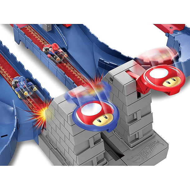 Hot Wheels Mario Kart - Pista do Castelo do Caos de Bowser 6