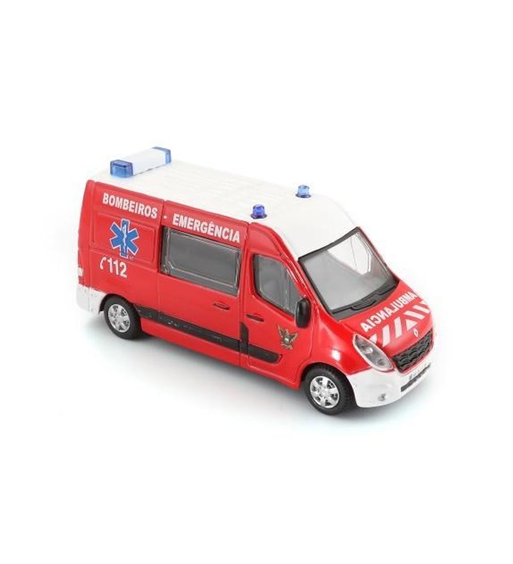 Ambulância Bombeiros Renault Master INEM | Loja de Brinquedos - Cubos  Luminosos