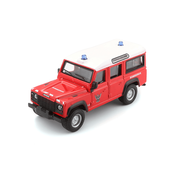 Bburago 1:43 - Land Rover Defender 110 dos Bombeiros  