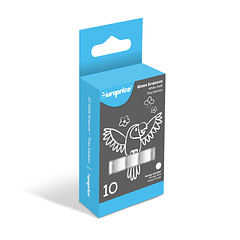 Caixa 10 Giz - Branco