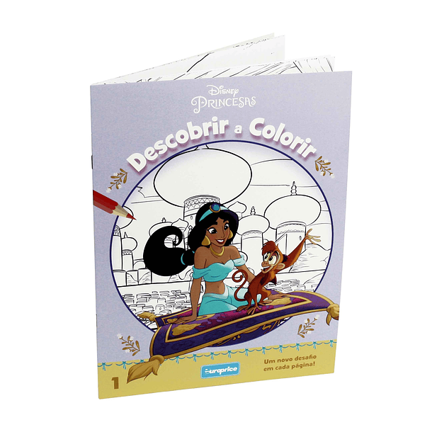 Descobrir a Colorir Disney Princess - 1  1