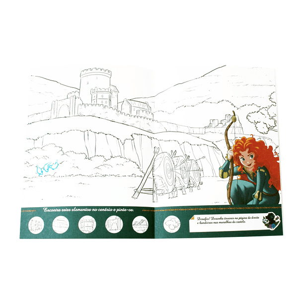 Descobrir a Colorir Disney Princess - 1  2