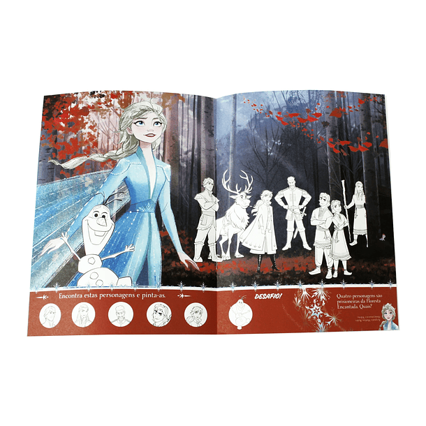 Descobrir a Colorir Frozen II - 3 2
