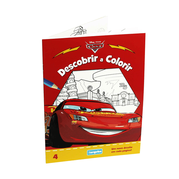 Descobrir a Colorir Cars - 4 1