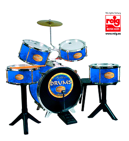 Bateria Golden Drums - Azul