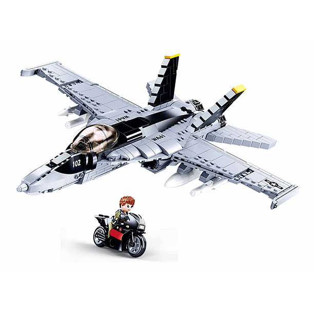 Sluban - FA-18E Super Bumblebee 2