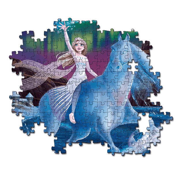 Puzzle Glowing 104 pçs - Frozen II 3