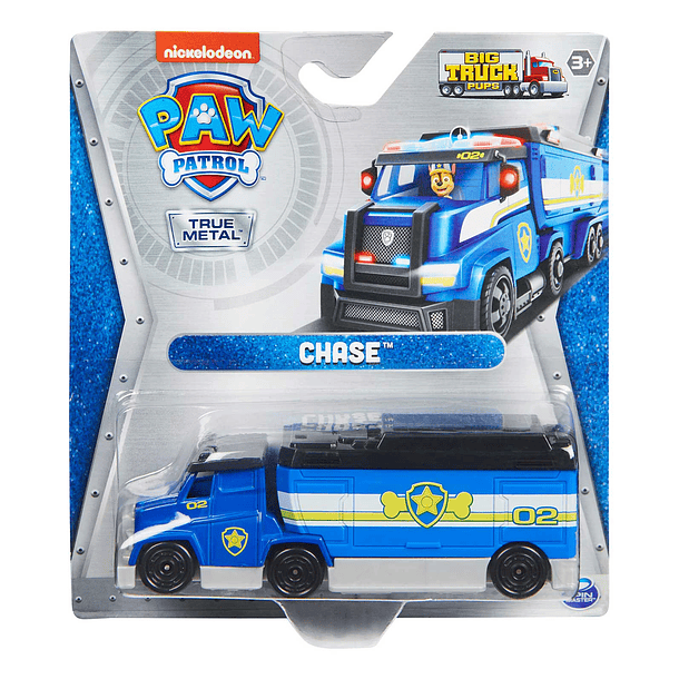 Patrulha Pata Big Trucks - Veículo Die Cast Chase 1