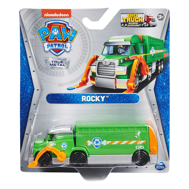 Patrulha Pata Big Trucks - Veículo Die Cast Rocky 1