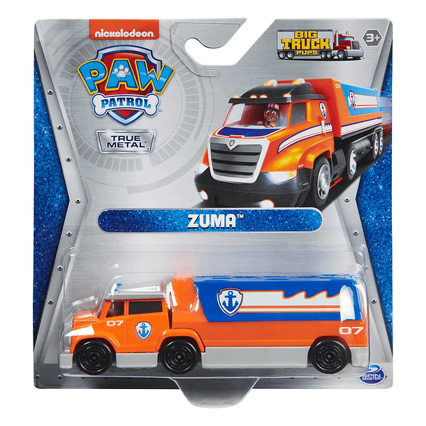 Patrulha Pata Big Trucks - Veículo Die Cast Zuma 1