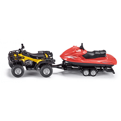 Siku - Moto 4 com Jet Ski Atrelado