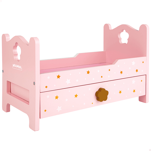 Woomax - Cama de Madeira para Bonecas 2