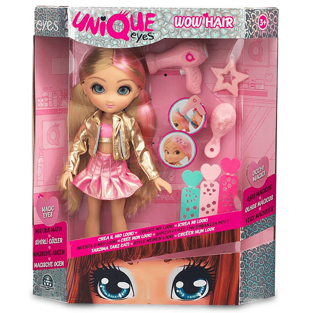 Unique Eyes - Boneca WOW Hair Amy 1