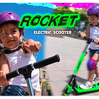Trotinete Elétrica Rocket - Verde 2