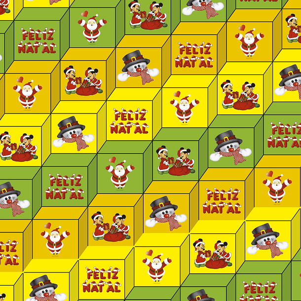 Papel Presente Natal + Serviço Embrulho (Por Compra) 