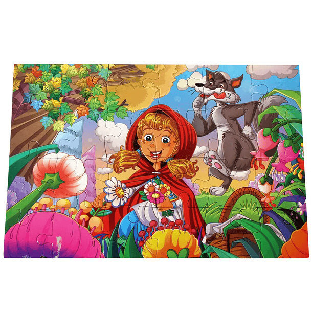 Clássicos com Puzzle - O Capuchinho Vermelho 2