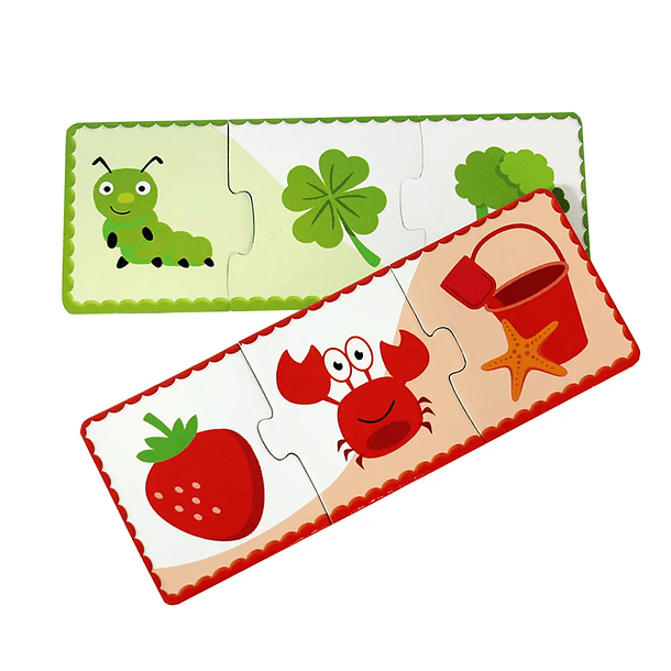 Puzzles Trios de Cor (Baby) 2