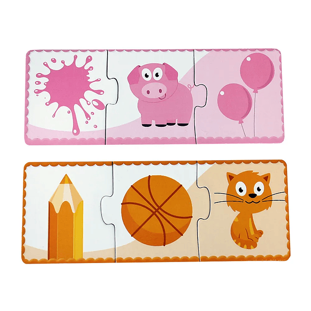 Puzzles Trios de Cor (Baby) 3