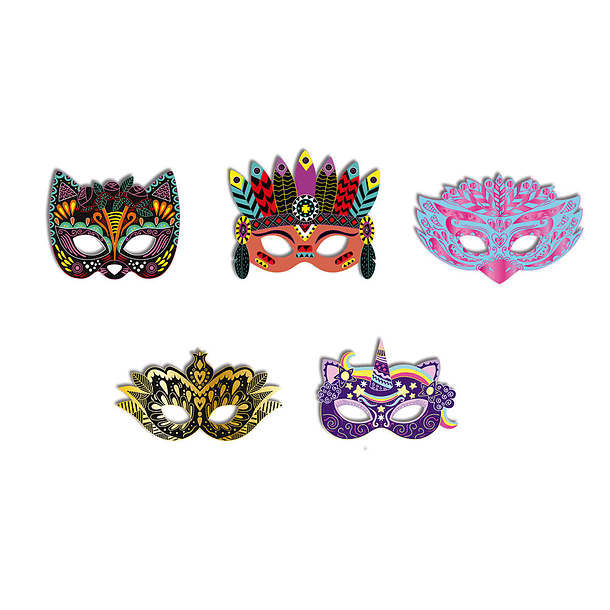 Scratch Art - Máscaras de Festas 2