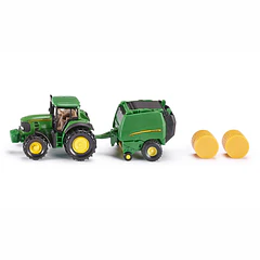 Siku - Tractor John Deere com Prensa