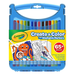 Crayola Create & Color - Mala com Marcadores Laváveis