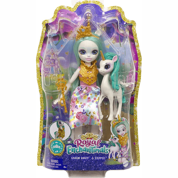 Boneca com Amigo Royal - Queen Unity & Stepper 1