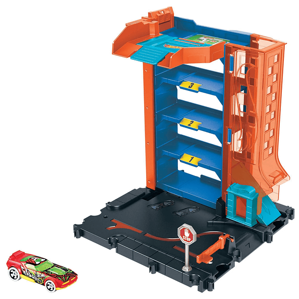 Hot Wheels City - Downtown Parque de Estacionamento 2