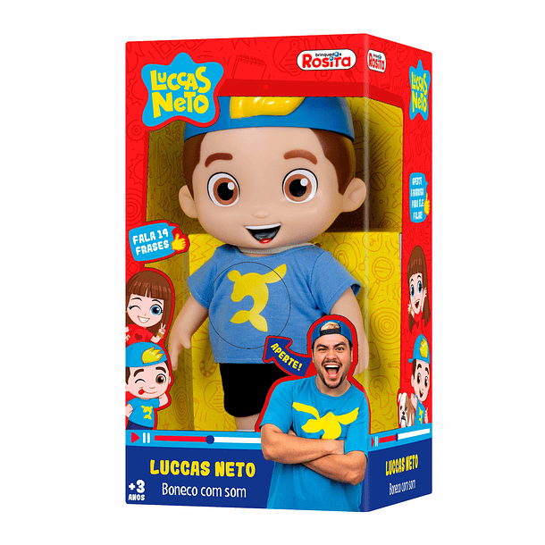 Luccas Neto - Boneco Luccas Neto com Som 1