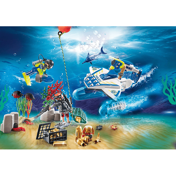 Calendário do Advento - Missão Policial de Mergulho Diversão no Banho 3