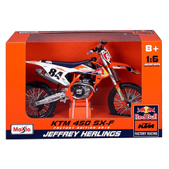 Maisto 1:6 - Red Bull KTM 450 SX-F 84