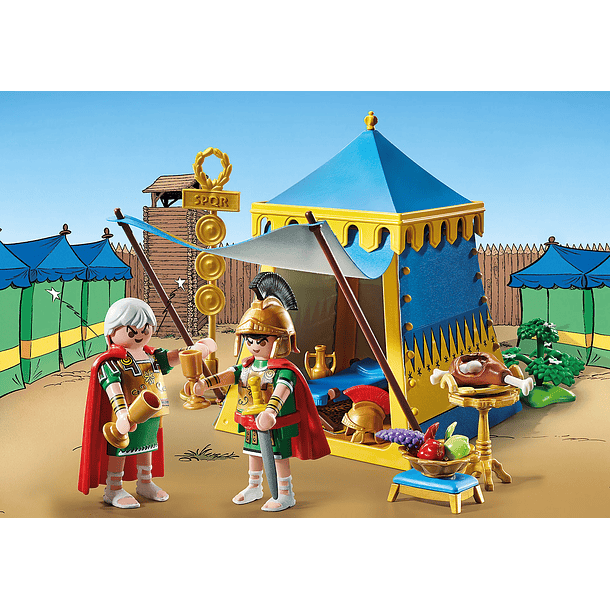 Astérix: Tenda com Generais 3