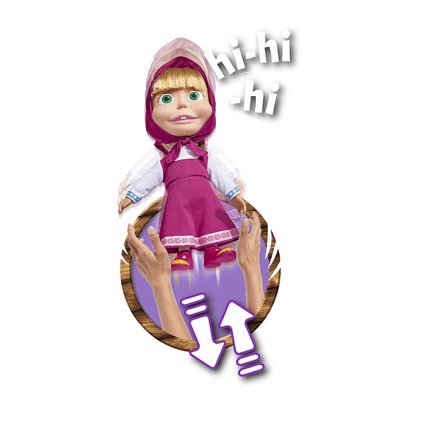 Masha e o Urso - Boneca Masha 30cm com Som 3