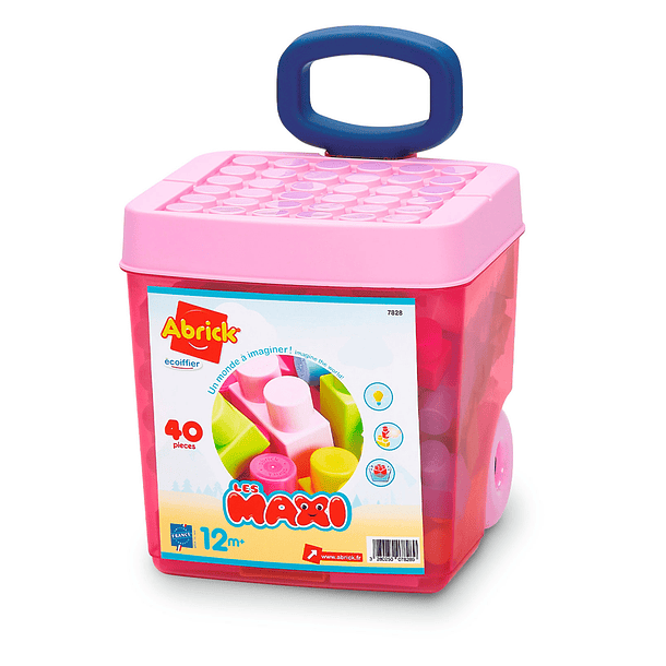 Abrick - Carrinho Maxi Rosa 