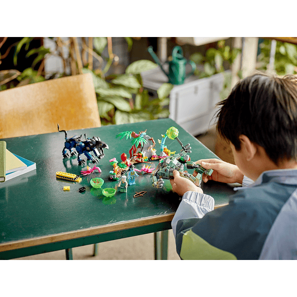 Neytiri e Thanator contra Quaritch com AMP Suit 3