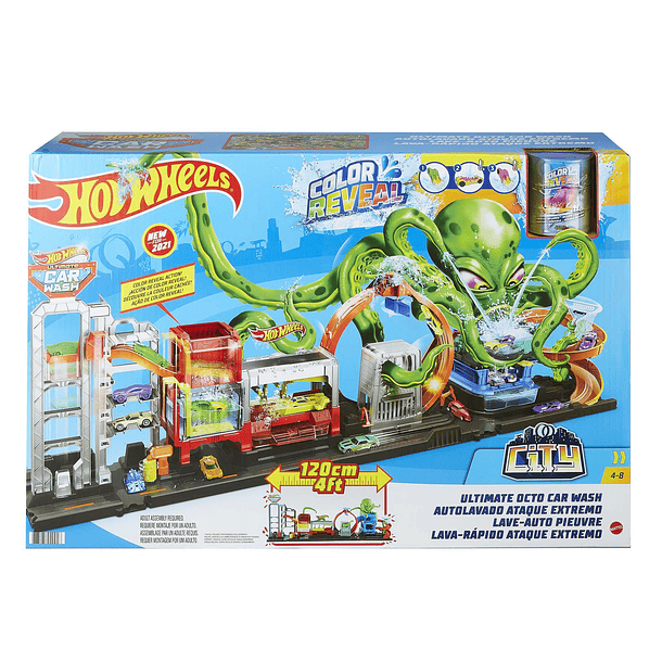 Hot Wheels - Pista Auto Lavagem Ataque Extremo 1