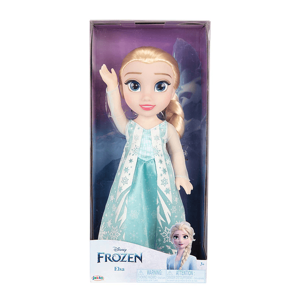 Frozen II - Boneca Deluxe Elsa Vestido Inverno | Cubos Luminosos