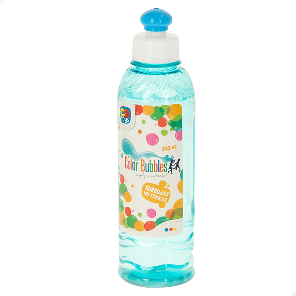 Color Bubbles - Mini Líquido para Bolas de Sabão Azul 