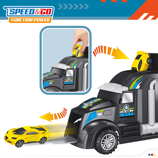 Speed & Go - Camião Porta Carros 3